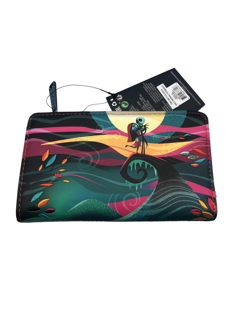 Loungefly Wallet Womens One Size Nightmare Before Christmas Jack Sally Zero